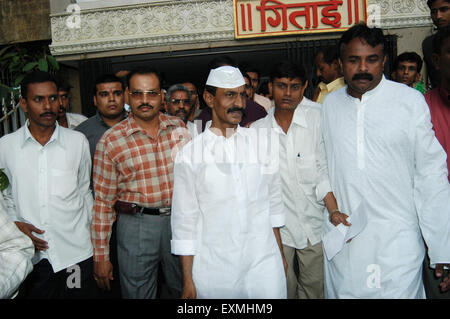 Arun Gawli, Arun Gulab Ahir, indischer Politiker, Unterwelt don, ehemaliger Gangster, Bombay, Mumbai, Maharashtra, Indien, Asien Stockfoto