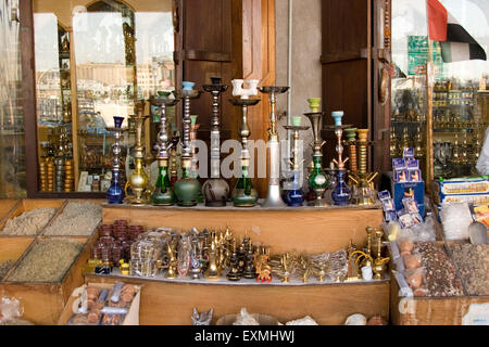 Shisha; Iraner Markt; alter Markt; Dubai; Vereinigte Arabische Emirate; VAE Stockfoto