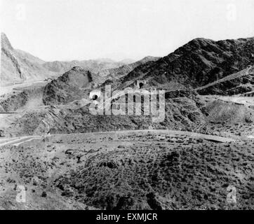 Landschaft, North West Frontier Province, Britisches Indien, Pakistan, Khyber, Pakhtunkhwa, Afghanistan, Islamische Republik Afghanistan, Oktober 1938, Indien, Asien, alter Jahrgang 1900s Bild Stockfoto