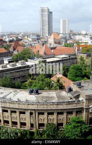Institut der Wissenschaft Gebäude Vigyan Sanstha Bombay Stock Exchange Reserve-Bank von Indien Gebäuden Mumbai Stockfoto