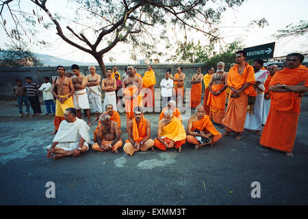 Shankaracharya, Vijayendra, die Anhänger der Stadt, Nerul, New Bombay, New Mumbai, Bombay, Mumbai, Maharashtra, Indien, Asien Stockfoto