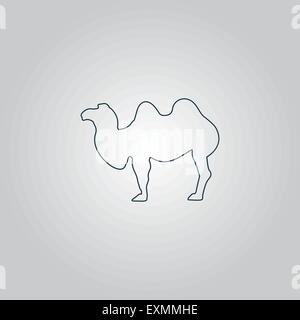 Kamel-Symbol Stock Vektor
