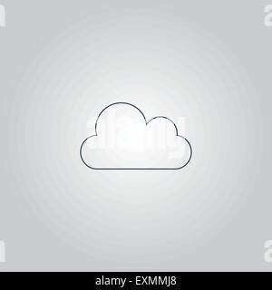 Vektor-Cloud-Symbol. Leicht zu bearbeiten. Stock Vektor
