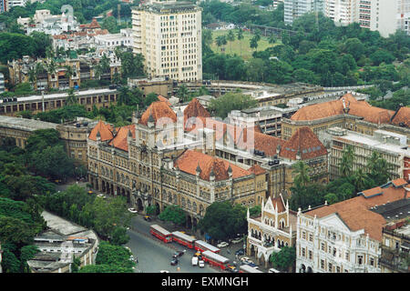 Aerial Kala Ghoda Elphinstone College Bombay Mumbai Maharashtra, Indien Stockfoto