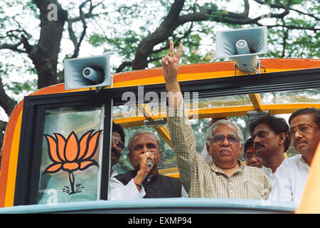 RAM Naik, altgedienter indischer Politiker, Bharatiya Janata Party, BJP, 27. Gouverneur von Uttar Pradesh, Indien, Asien Stockfoto