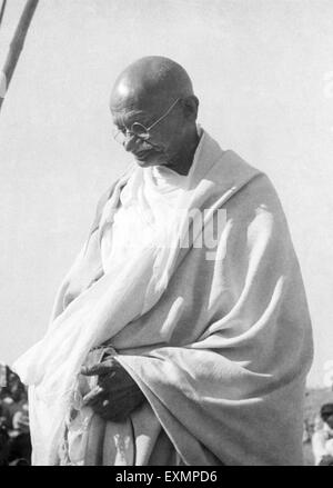 Mahatma Gandhi in einer öffentlichen Sitzung in Madras; 1946; Indien nicht Herr Stockfoto