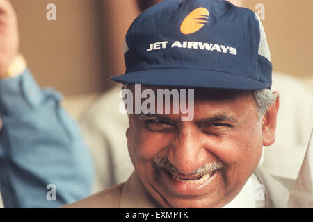 Naresh Goyal ist ein indischer Geschäftsmann und Gründer Vorsitzende von Jet Airways. Stockfoto