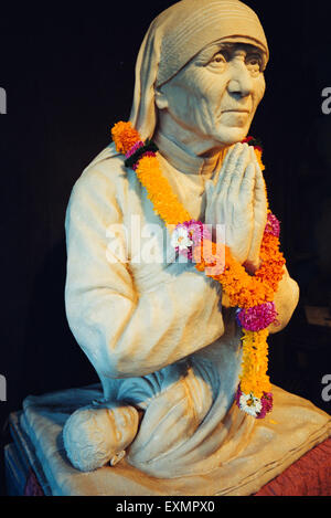 Mutter Teresa Engel Gottes Heilige Teresa von Kalkutta Kolkata West Bengal Indien Stockfoto