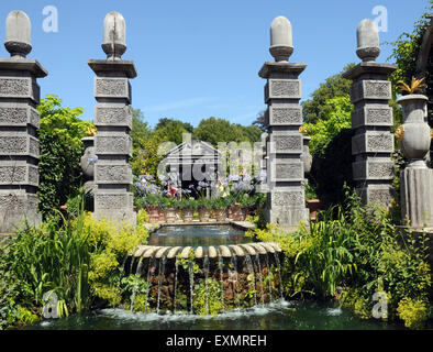 Die Gärten von Arundel Castle Arundel Castle, West Sussex wurde am Ende des 11. Jahrhunderts gegründet und hat die Familie hom Stockfoto