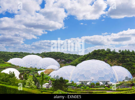 Das Eden Project, Bodelva, in der Nähe von St Austell, Cornwall, England, UK Stockfoto