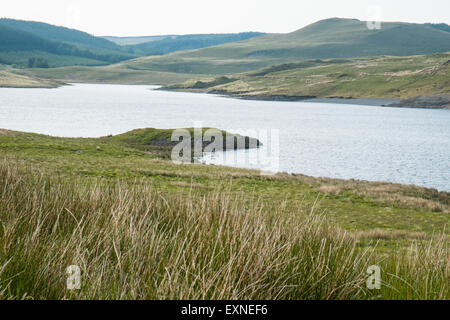 Nant Y Moch See, Talsperre, Stausee Powys, Ceredigion, Mitte Wales,U.K.Hydro Elektro-Projekt. Bei Rheidol Wasserkraft von Statkraft Firma Stockfoto