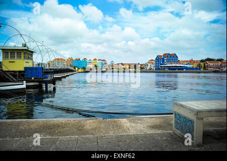 Willemstad Waterfront Stockfoto