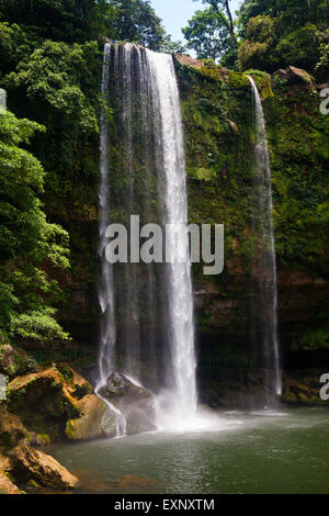 Misol-Ha Wasserfall in der Nähe von Palenque, Chiapas, Mexiko Stockfoto