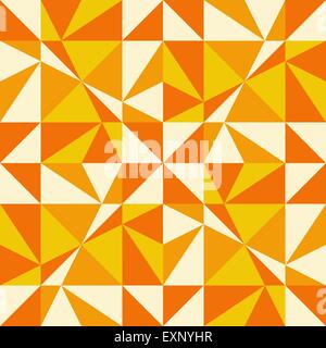 Nahtloser geometrischen Hintergrund. Abstraktes Vektor-Illustration. Muster mit Dreieck-Mosaik. Stock Vektor
