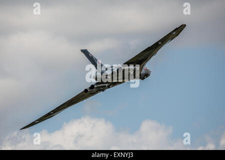 Avro Vulcan XH558 Geist von Großbritannien - die letzten fliegenden Vulcan-Bomber Stockfoto