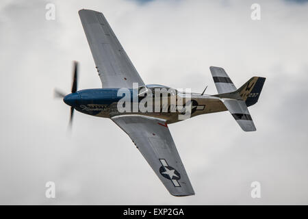 Amerikanische P51 Mustang Kämpfer Stockfoto