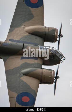 Das neu restaurierte RAF Blenheim Jagdbomber, das einzige fliegen in der Welt. Stockfoto