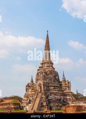 Buddhistische Tempel, Pagoden von Wat Phra Si Sanphet, Ayutthaya, Thailand Stockfoto