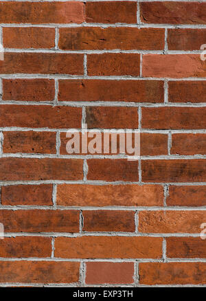Roten Backsteinmauer, detail Stockfoto