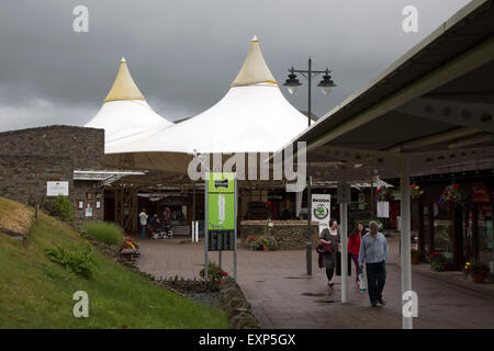 Festival Park-Einkaufszentrum, Ebbw Vale, Blaenau Gwent, South Wales, UK Stockfoto