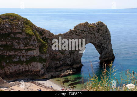 Durdle Door purbec Dorset Jurassic Coast Britischen Inseln Stockfoto
