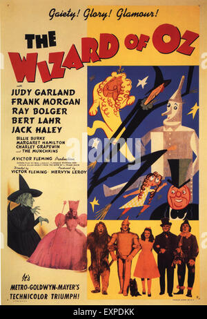 1930er Jahren USA The Wizard Of Oz Filmplakat Stockfoto