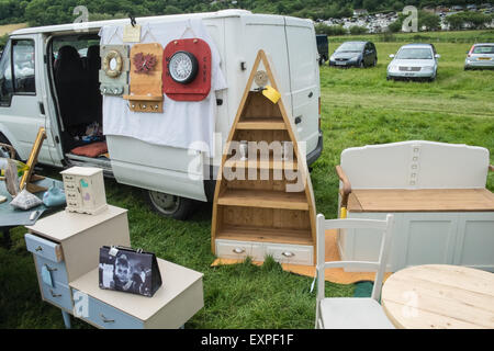 Clarach,Car,Boot,Sale,Sunday,Ceredigion,Flea,Sell,Mid,Wales,U.K. Stockfoto