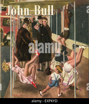 1940er Jahre UK John Bull Magazin-Cover Stockfoto