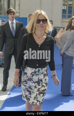 Cayetano Martinez de Irujo und Eugenia Martinez de Irujo besuchen die Stadt Madrid Awards Featuring: Eugenia Martinez de Irujo wo: Madrid, Spanien: 15. Mai 2015 Stockfoto