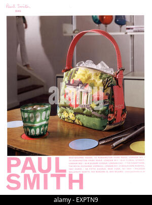 2000er Jahre UK Paul Smith Magazin Anzeige Stockfoto