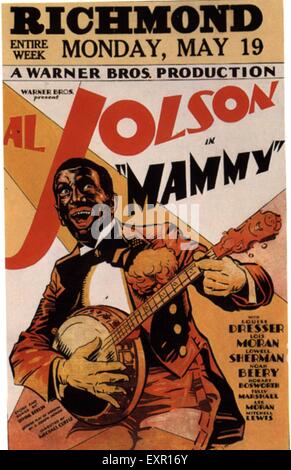 1930er Jahren USA Mammy Filmplakat Stockfoto