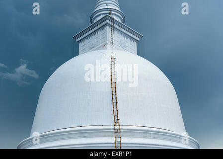 Alte buddhistische Mahiyangana Raja Maha Vihara Tempel, Sri Lanka Stockfoto