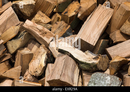 Geschlagenem Holz Holz Stockfoto