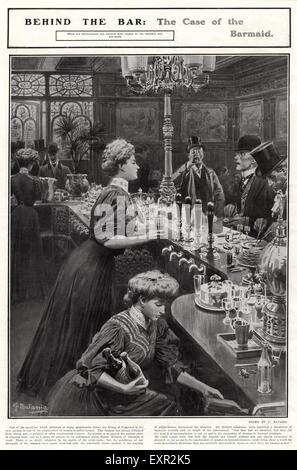 1900 s UK das Kugel-Magazin Cover Stockfoto