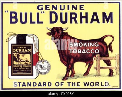 1920er Jahren USA Bull Durham Magazin Anzeige Stockfoto