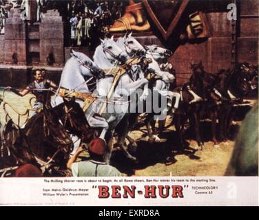 1950er Jahren USA Ben Hur Filmplakat Stockfoto