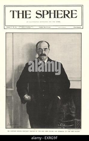 1900 s UK das Kugel-Magazin Cover Stockfoto