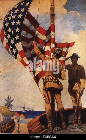 1910er Jahre USA Army Recruiting Poster Stockfoto