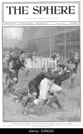 1900 s UK das Kugel-Magazin Cover Stockfoto