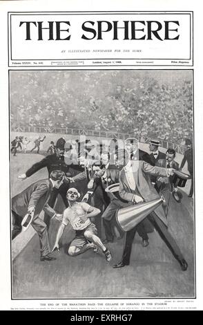 1900 s UK das Kugel-Magazin Cover Stockfoto