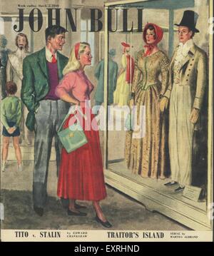 1940er Jahre UK John Bull Magazin-Cover Stockfoto