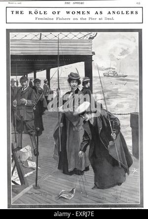 1900 s UK das Kugel-Magazin Cover Stockfoto
