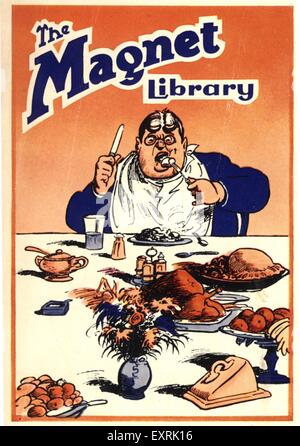 1920er Jahre UK Billy Bunter Comic / Cartoon-Platte Stockfoto