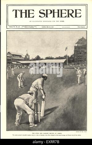 1900 s UK das Kugel-Magazin Cover Stockfoto