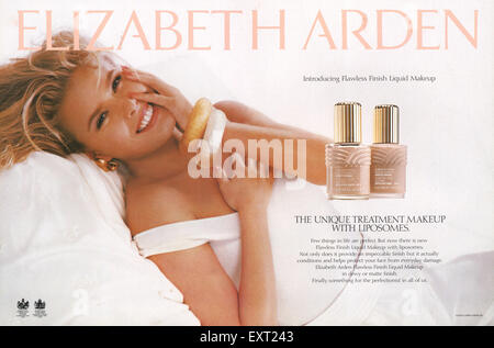 1990er Jahre UK Elizabeth Arden Magazin Anzeige Stockfoto