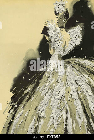 1930er Jahre UK Frauen Mode der 1930er Jahre Magazin-Platte Stockfoto