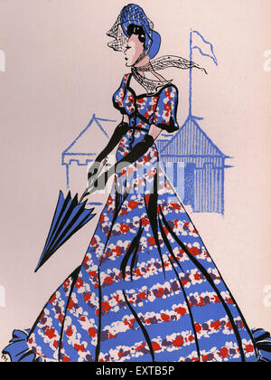 1930er Jahre UK Frauen Mode der 1930er Jahre Magazin-Platte Stockfoto