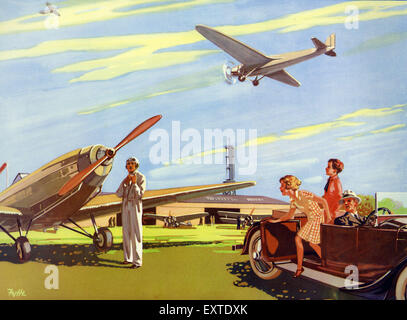 1950er Jahre UK Vorschule Illustrationen buchen Platte Stockfoto