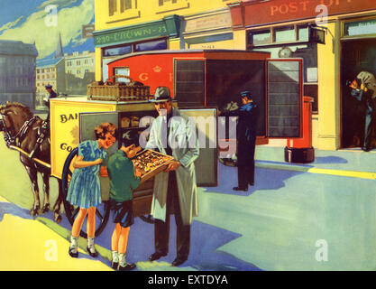 1950er Jahre UK Vorschule Illustrationen buchen Platte Stockfoto