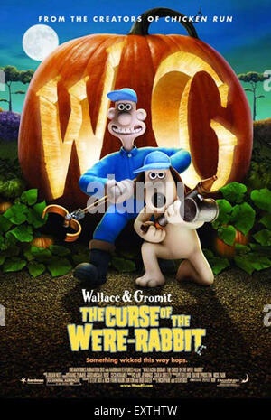 2000er Jahre UK Wallace und Gromit-Film Poster Stockfoto